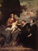Anthony Van Dyck La Vierge aux donateurs Germany oil painting artist